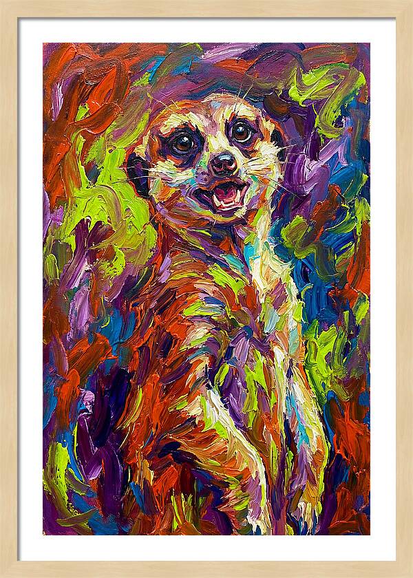 Meerkat In Vibrant Colors