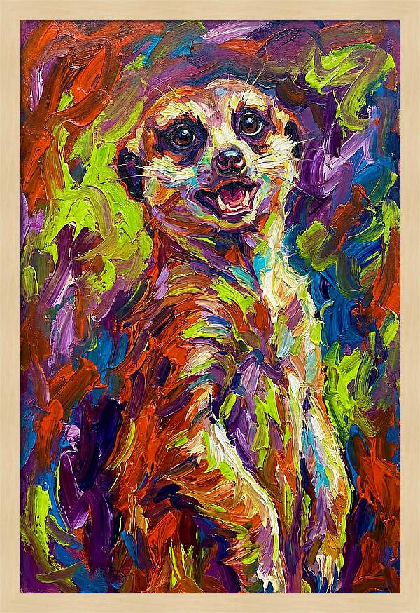 Meerkat In Vibrant Colors