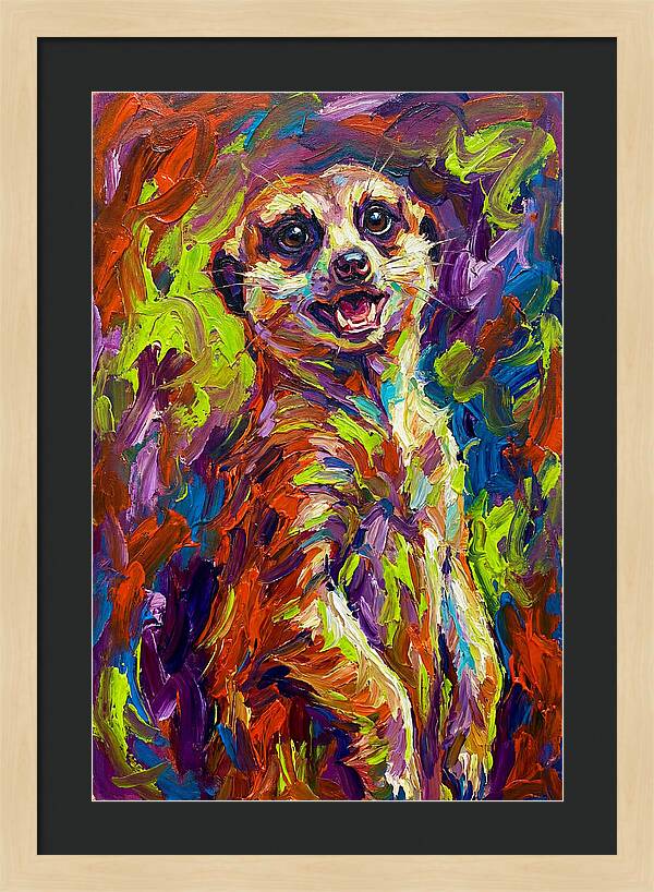 Meerkat In Vibrant Colors