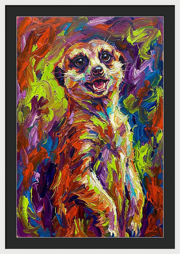 Meerkat In Vibrant Colors
