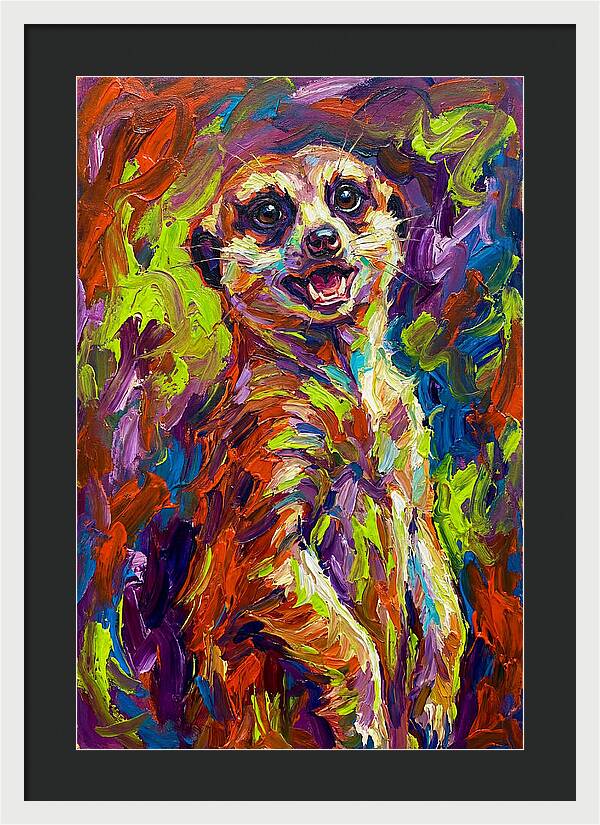 Meerkat In Vibrant Colors
