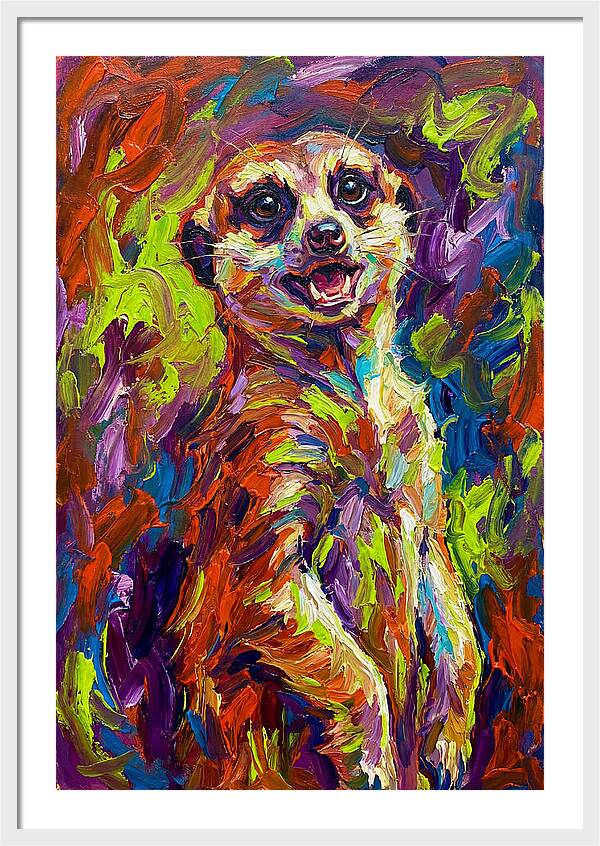 Meerkat In Vibrant Colors