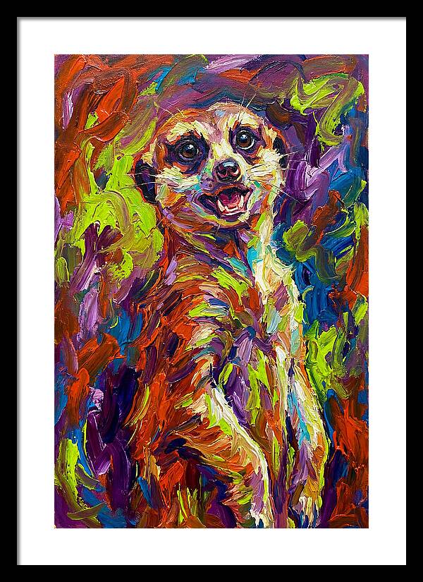 Meerkat In Vibrant Colors