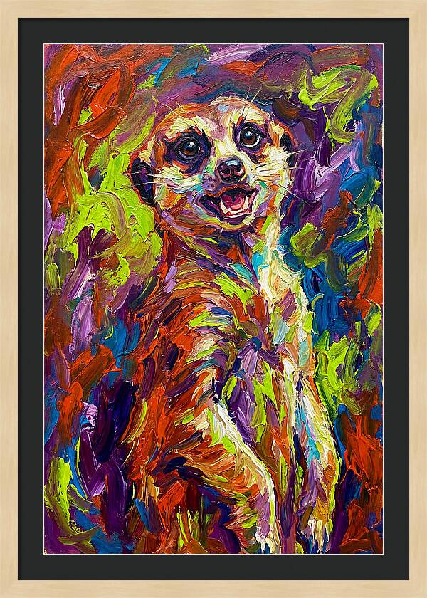 Meerkat In Vibrant Colors