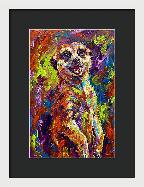 Meerkat In Vibrant Colors