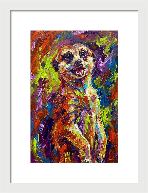 Meerkat In Vibrant Colors