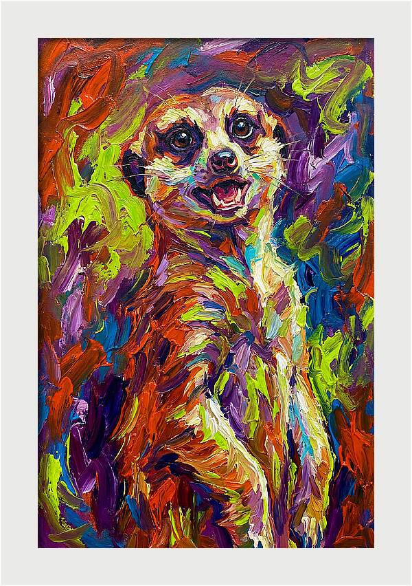 Meerkat In Vibrant Colors