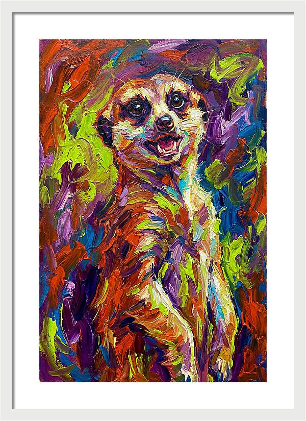 Meerkat In Vibrant Colors