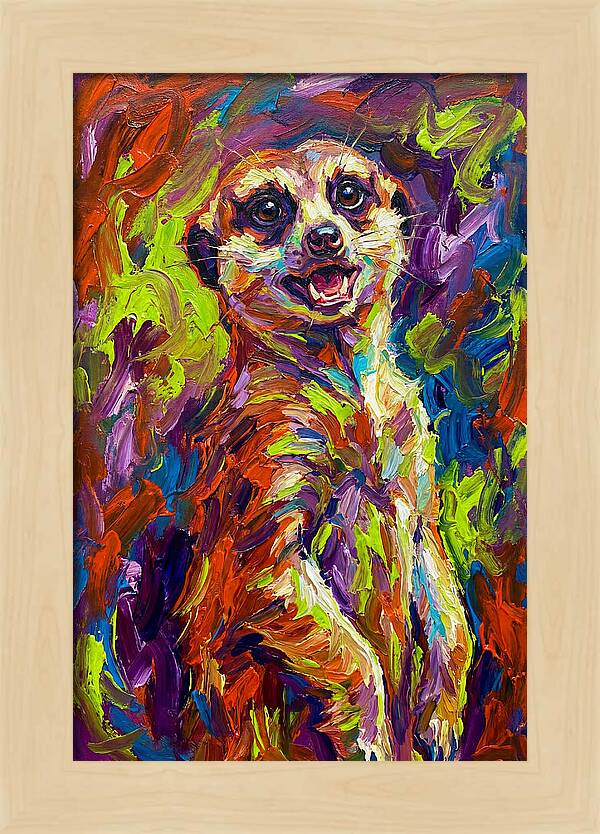Meerkat In Vibrant Colors