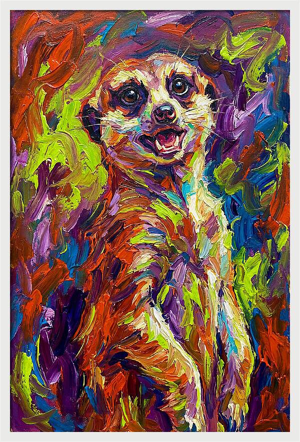 Meerkat In Vibrant Colors