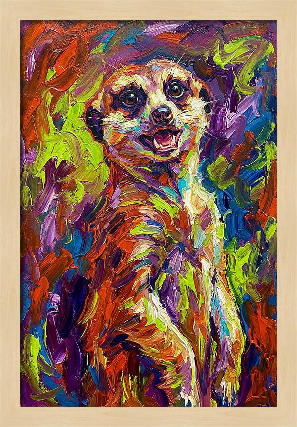 Meerkat In Vibrant Colors