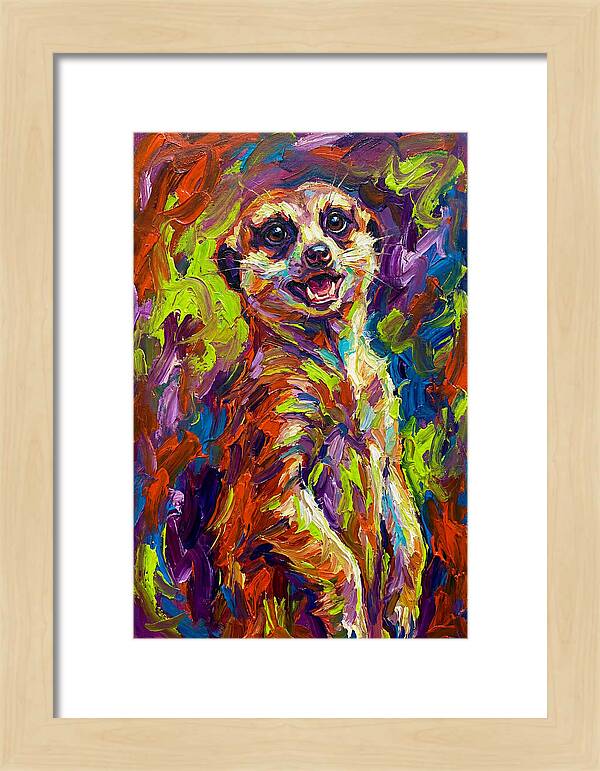Meerkat In Vibrant Colors