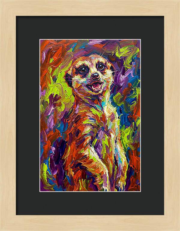 Meerkat In Vibrant Colors