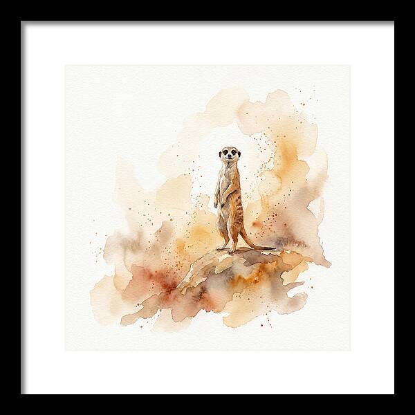 Meerkat Standing Proudly