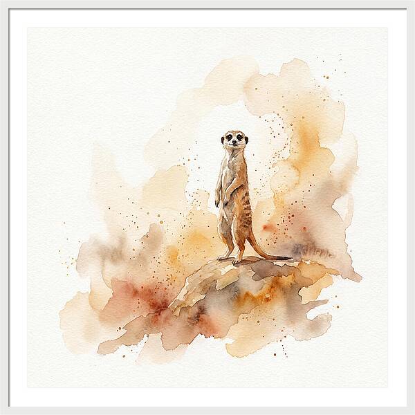 Meerkat Standing Proudly
