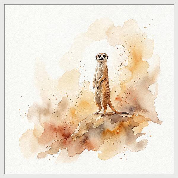 Meerkat Standing Proudly