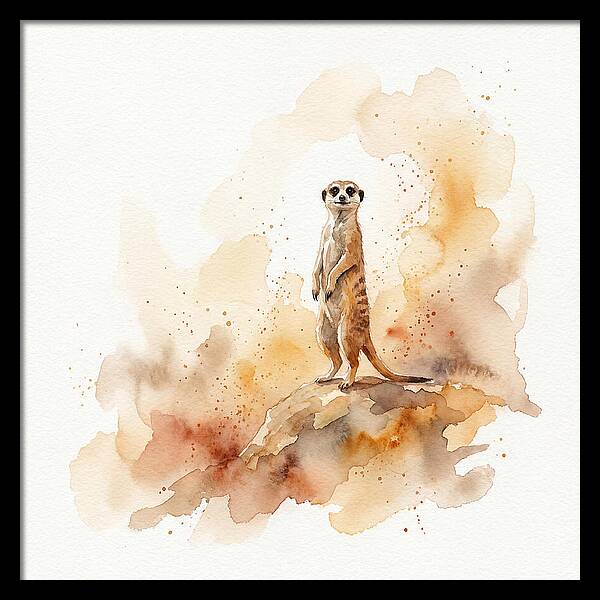 Meerkat Standing Proudly
