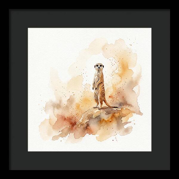 Meerkat Standing Proudly