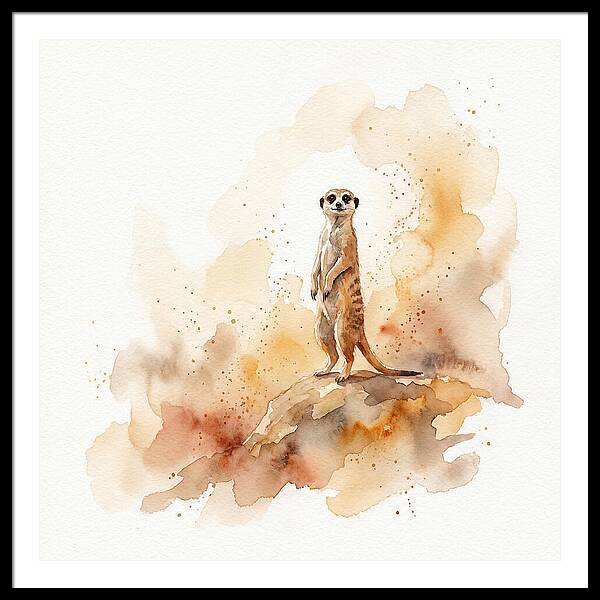 Meerkat Standing Proudly