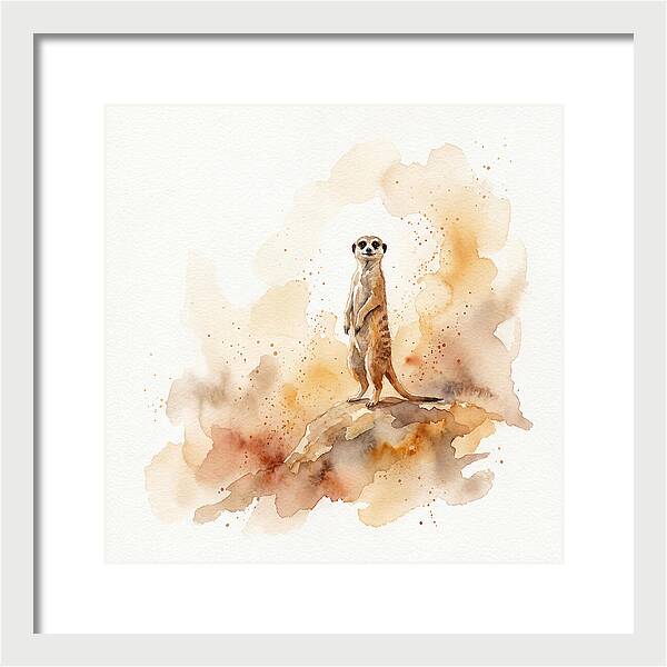Meerkat Standing Proudly