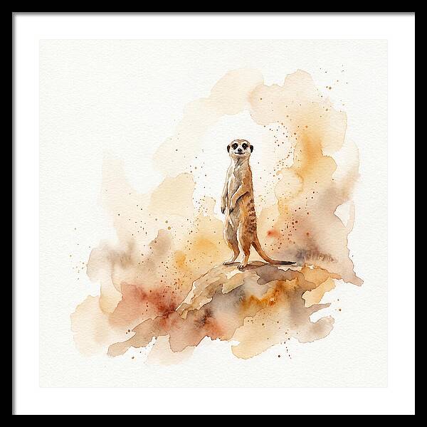 Meerkat Standing Proudly