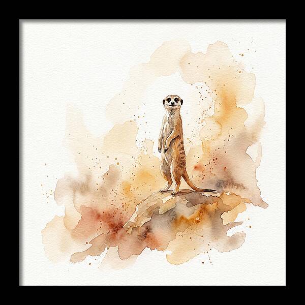 Meerkat Standing Proudly