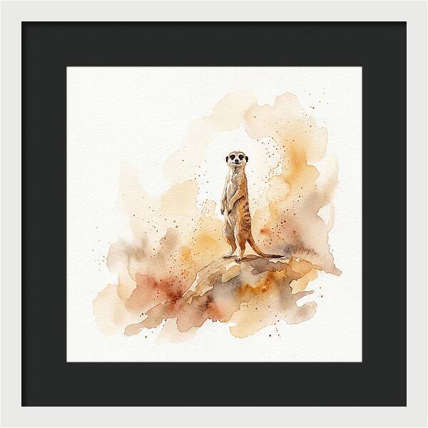 Meerkat Standing Proudly