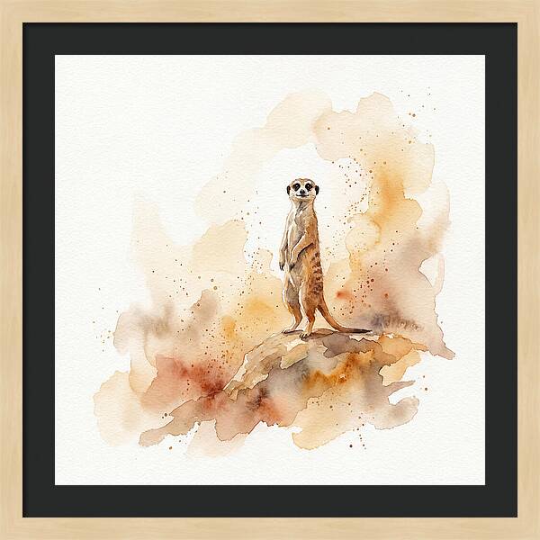 Meerkat Standing Proudly