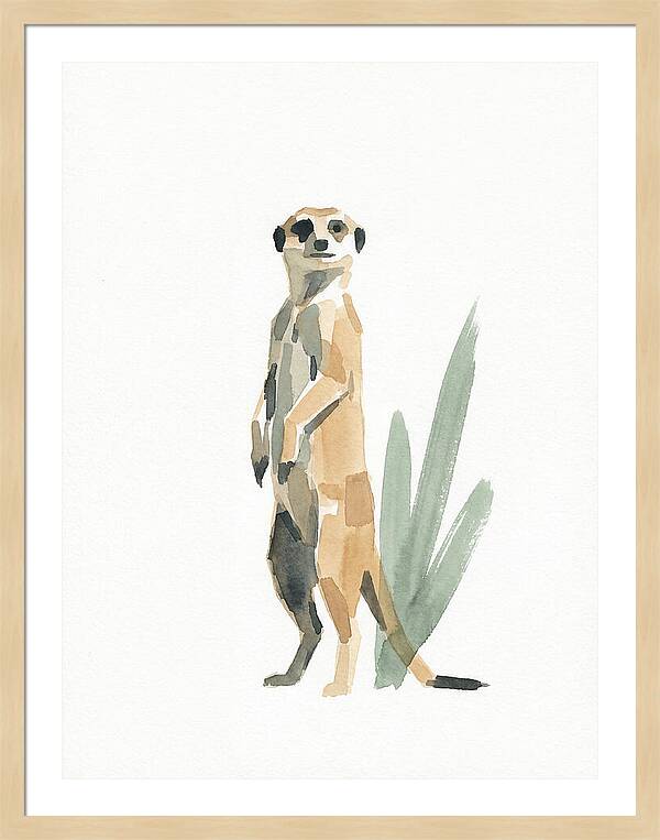 Meerkat Standing Tall