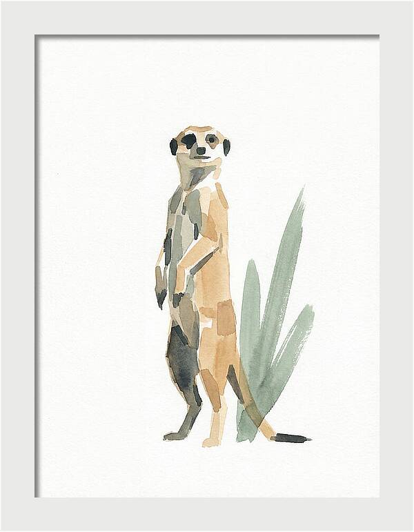 Meerkat Standing Tall