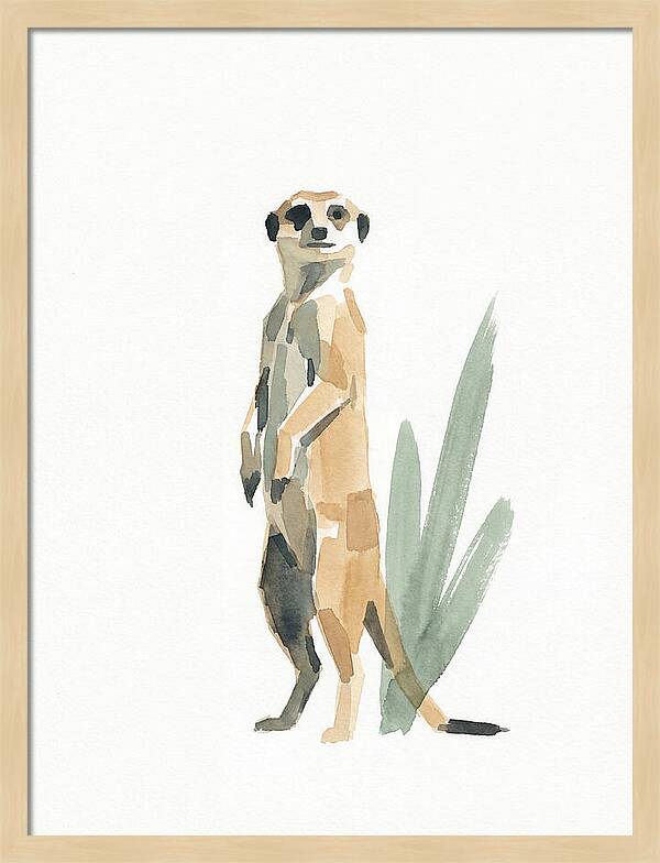 Meerkat Standing Tall