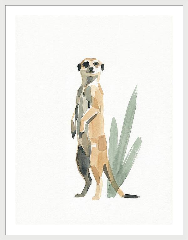 Meerkat Standing Tall