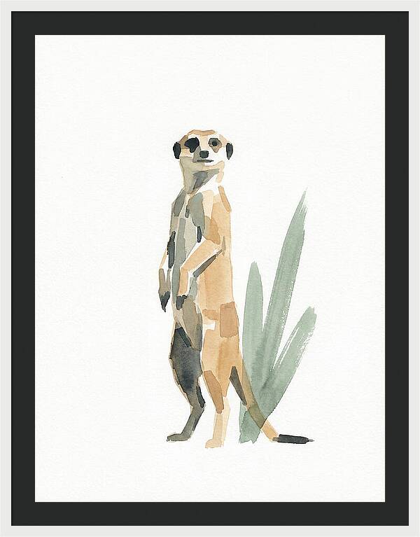 Meerkat Standing Tall