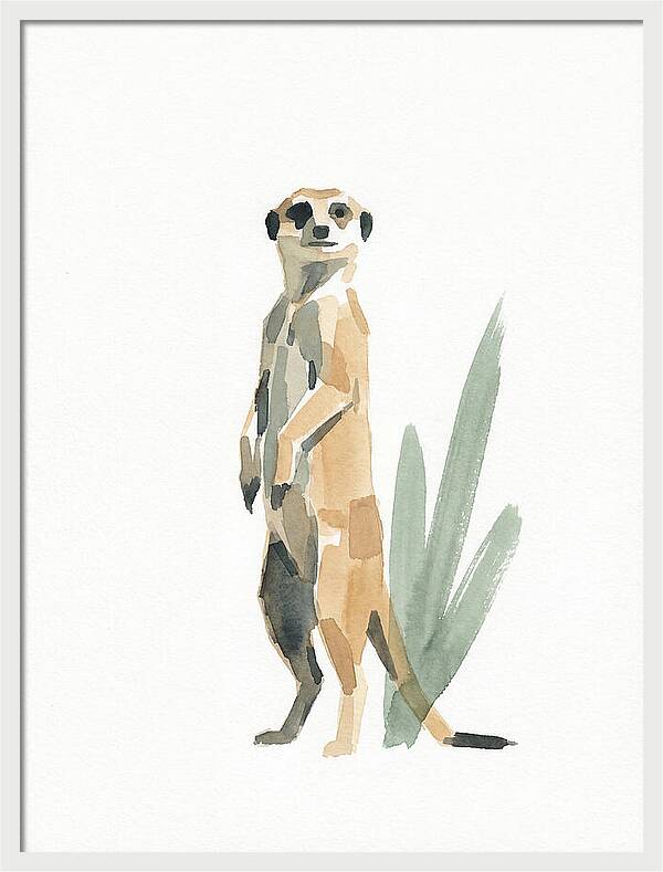 Meerkat Standing Tall