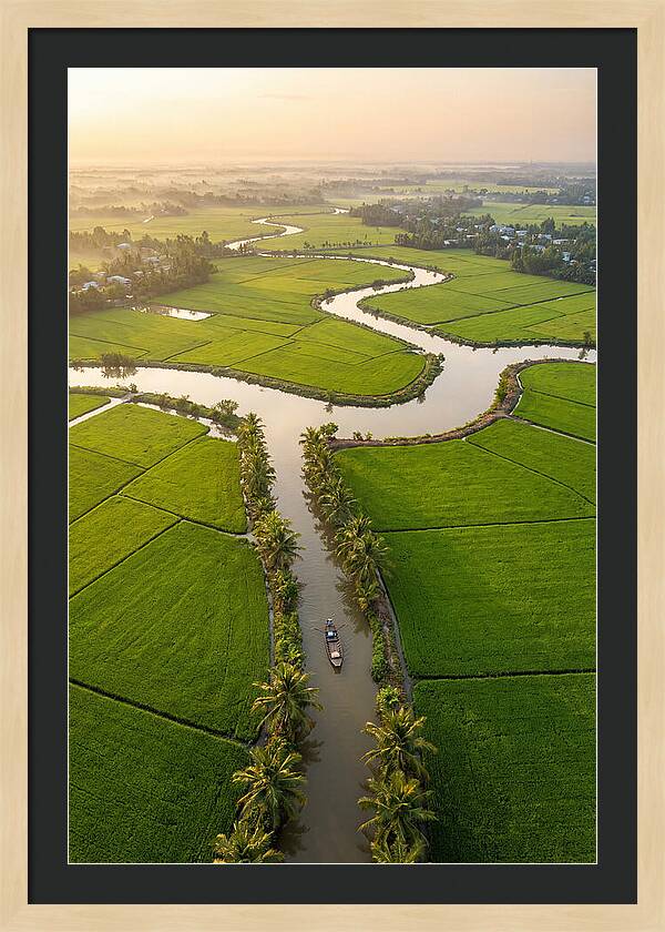 Mekong Delta Serenity At Dawn