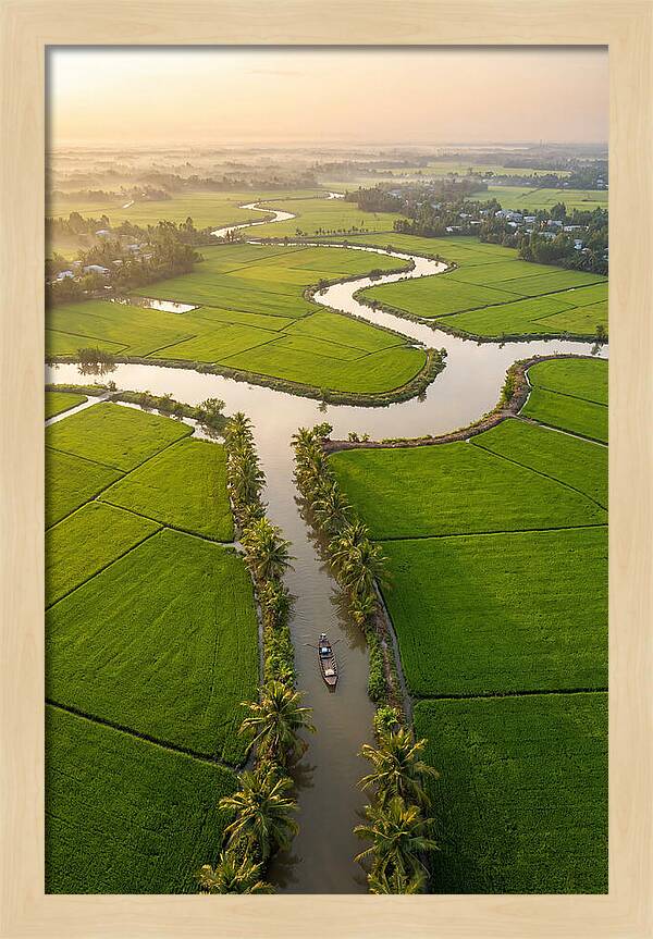 Mekong Delta Serenity At Dawn