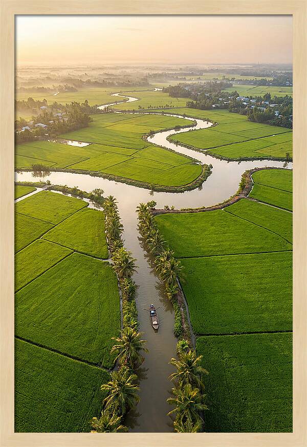 Mekong Delta Serenity At Dawn