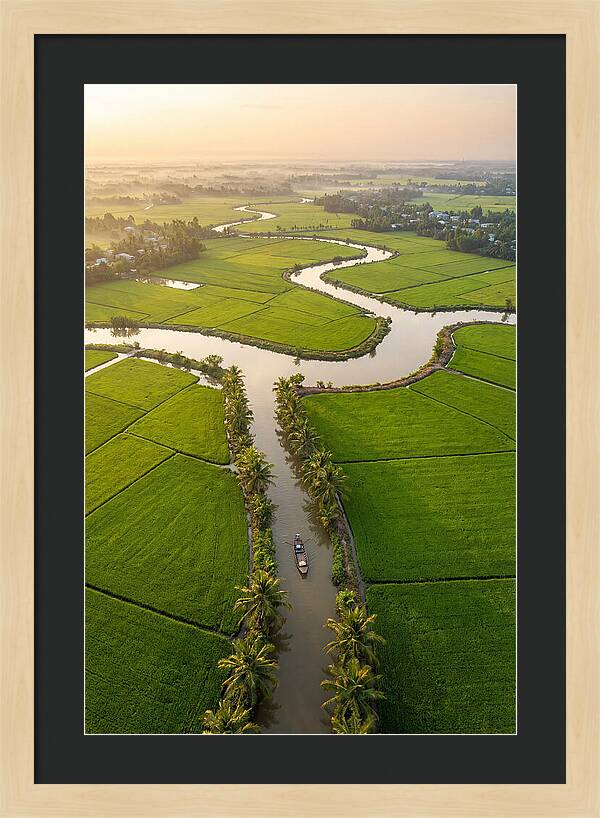 Mekong Delta Serenity At Dawn