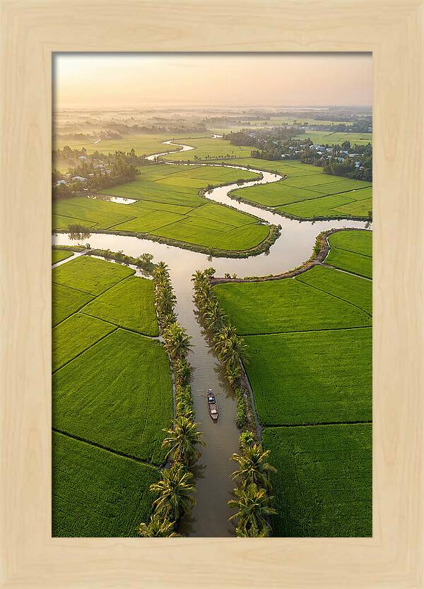 Mekong Delta Serenity At Dawn