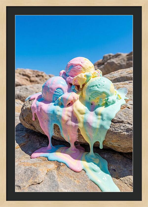 Melting Ice Cream Delight