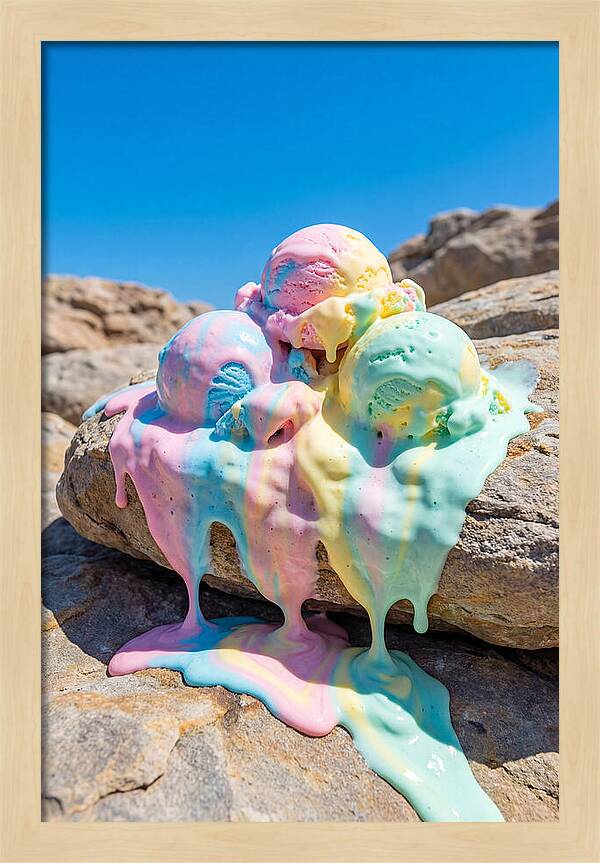 Melting Ice Cream Delight