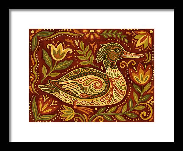 Merganser Folk Art