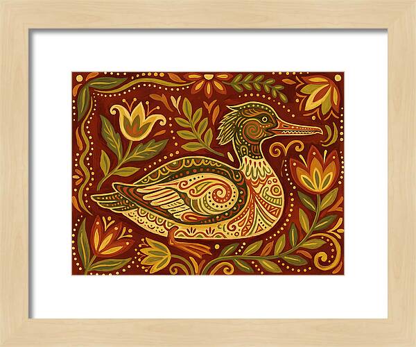 Merganser Folk Art