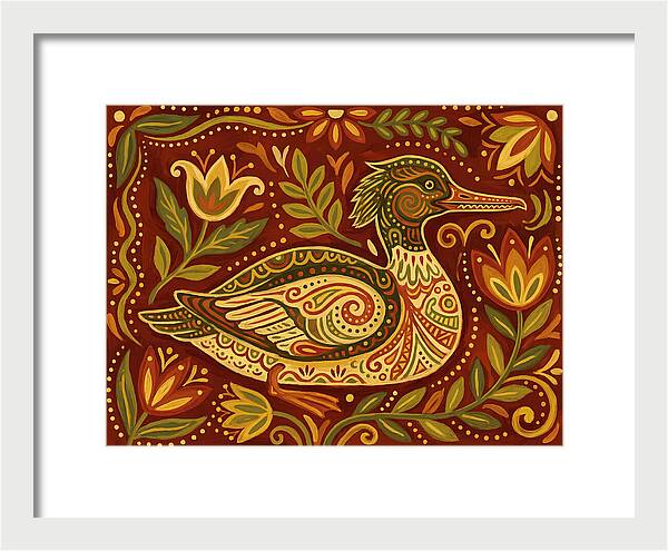 Merganser Folk Art