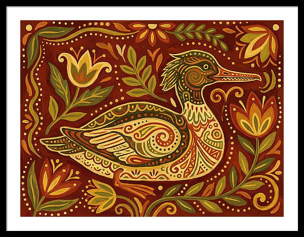 Merganser Folk Art