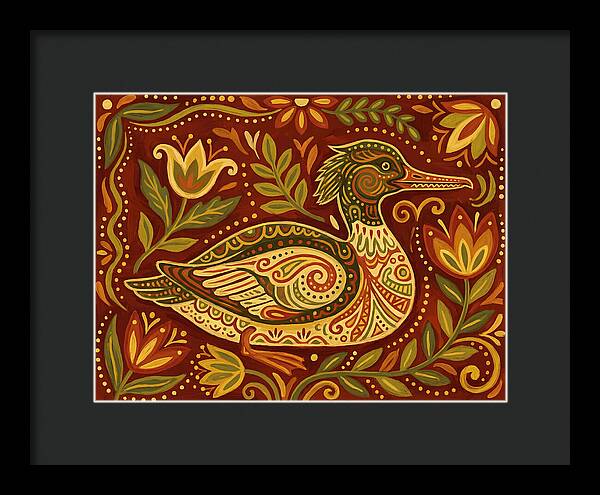 Merganser Folk Art