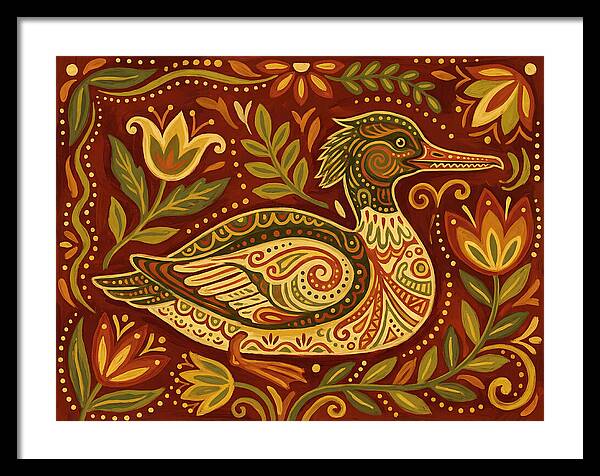 Merganser Folk Art