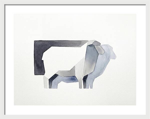 Merino Sheep Minimalism