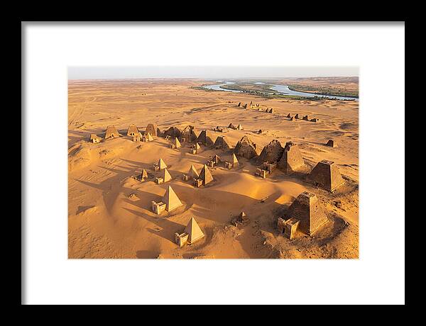 Meroe Royal Cemetery From Above
