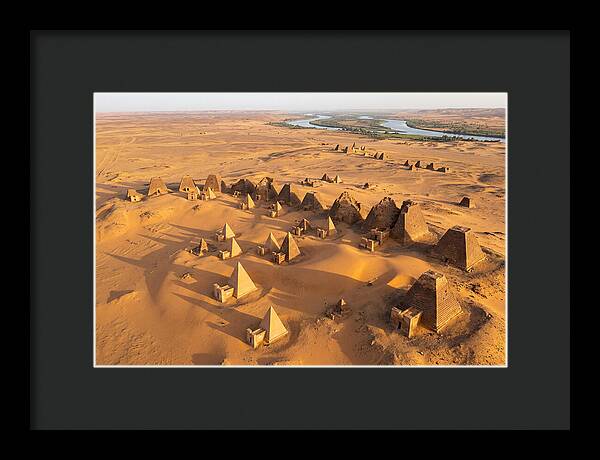 Meroe Royal Cemetery From Above